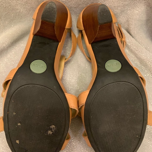 Leather T-Strap Heels ME TOO “Daunt” 9 1/2 - Picture 3 of 5